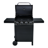 4-Burner Gas Grill , Black Color